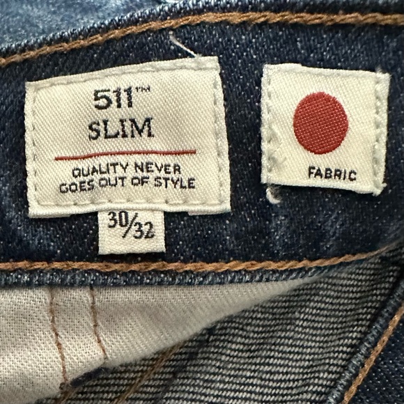 LEVI'S Made Crafted 511 Slim Fit - Ultra Premium Japanese Selvedge Jeans. 30x32 - Picture 10 of 12